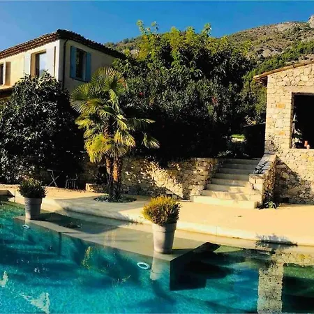 빌라 Mas D'exception En Pierre Avec Piscine Et Vue La Roche-sur-le-Buis