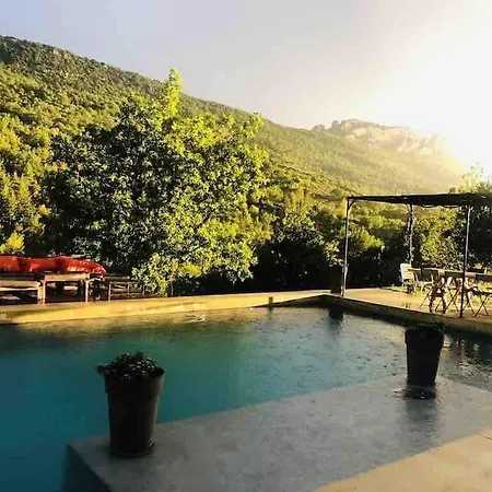Mas D'exception En Pierre Avec Piscine Et Vue Villa La Roche-sur-le-Buis